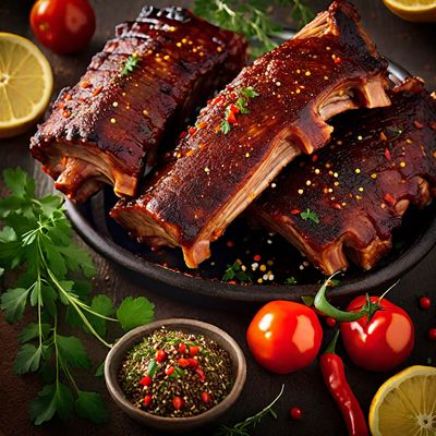 Moroccan Spiced Barbecue Ribs