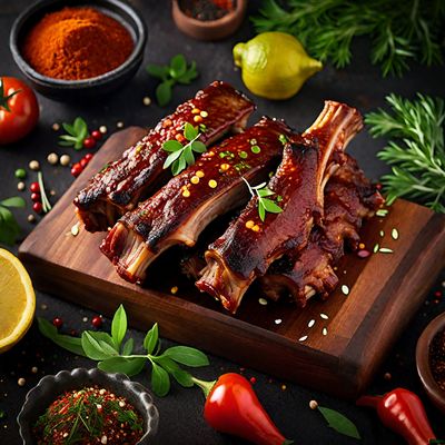 Moroccan Spiced Barbecue Ribs