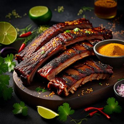 Peruvian-Style Barbecue Ribs