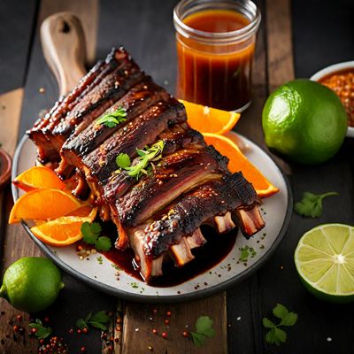 Puerto Rican Style Barbecue Ribs