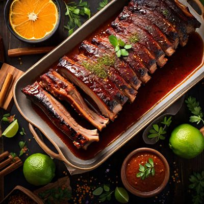 Puerto Rican Style Barbecue Ribs