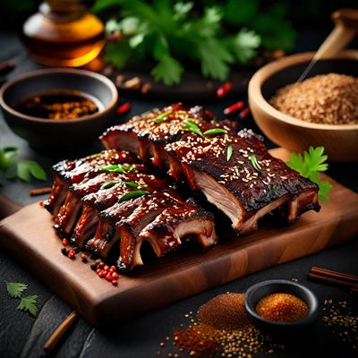 Sichuan-style Spicy Barbecue Ribs