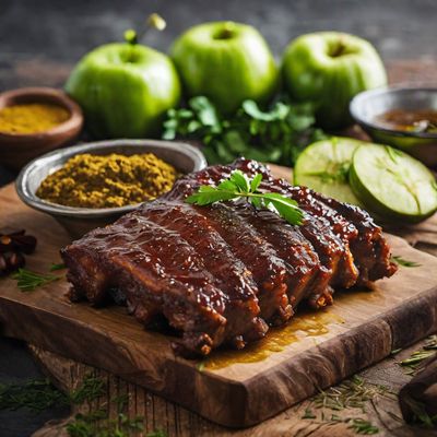 Vegan BBQ Jackfruit Ribs