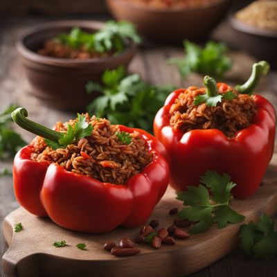 Bashkir-style Stuffed Peppers