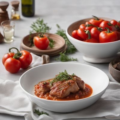 Basque-style Agnello in Salsa Bianca