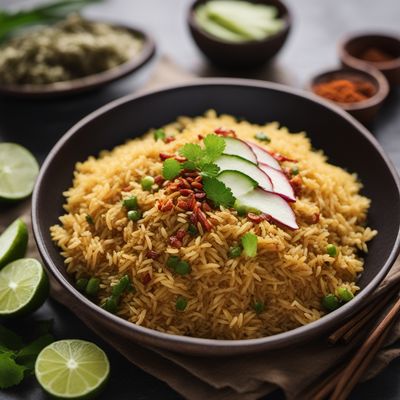 Batak-style Spiced Coconut Rice (Nasi Uduk Batak)