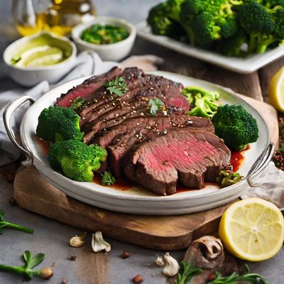 Beef & Broccoli with Middle Eastern Flavors