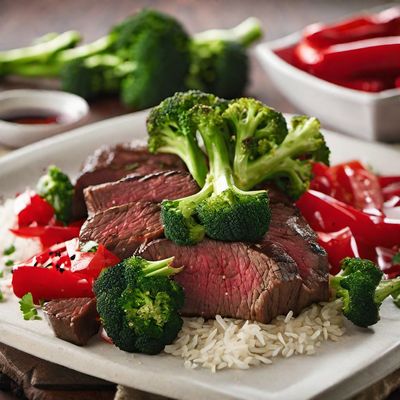 Beef & Broccoli with Chimichurri Sauce