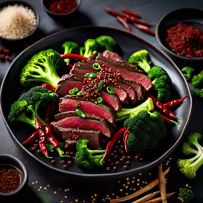 Sichuan-style Spicy Beef & Broccoli