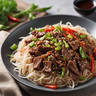 Beef Chow Fun with Chinese Flavors