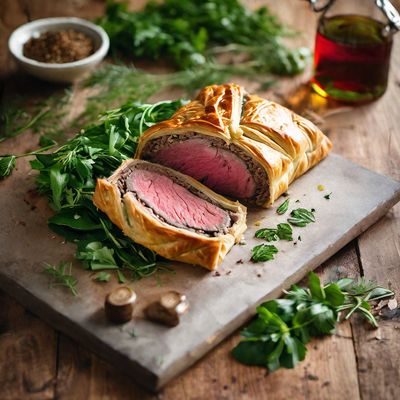 Greek-style Beef Wellington