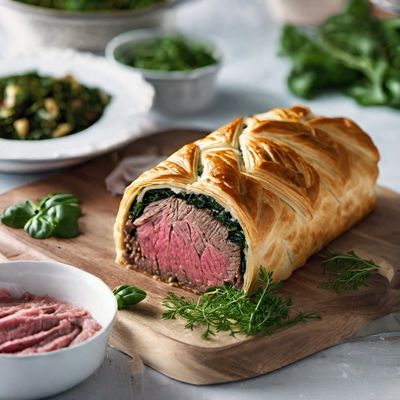 Greek-style Beef Wellington