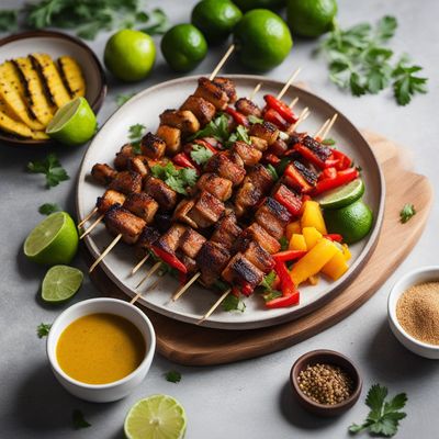 Belizean Grilled Skewers with a Tropical Twist