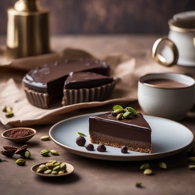 Bengali-inspired Chocolate Truffle Tart