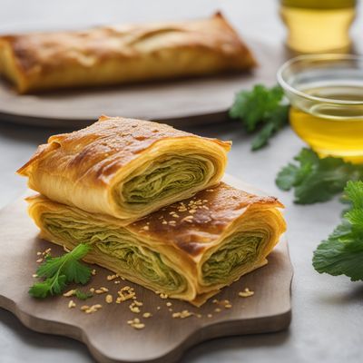 Bengali-style Cabbage Strudel