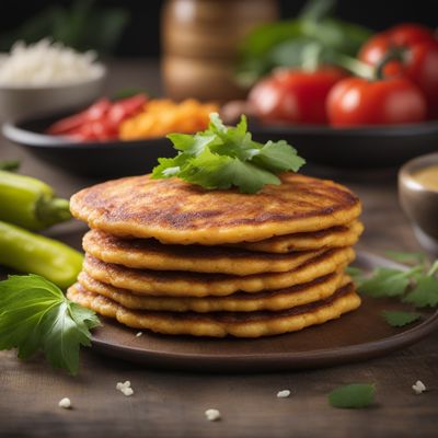 Benin-style Stuffed Corn Cakes