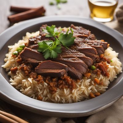 Berber-style Braised Beef with Spiced Rice