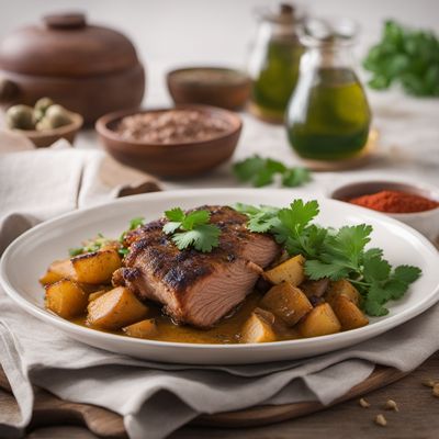 Berber-style Pork with Spiced Potatoes