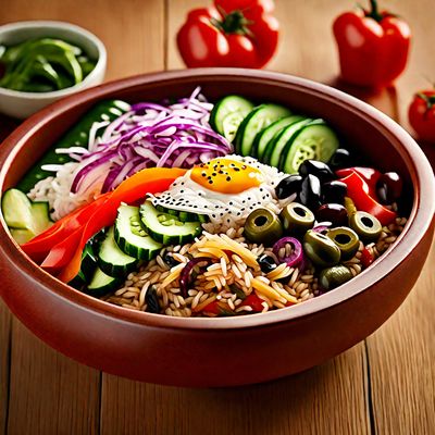 Greek-style Bibimbap