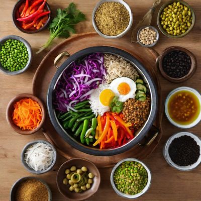 Moroccan-inspired Bibimbap