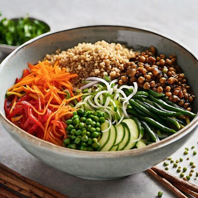 Moroccan-inspired Bibimbap