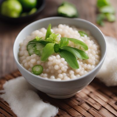 Bilo-bilo with Coconut Milk and Sticky Rice Balls