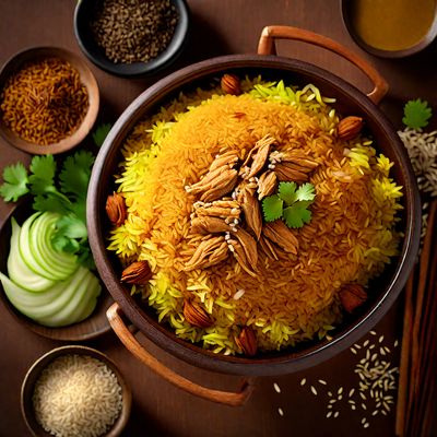 Korean-inspired Biryani