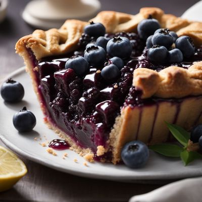 Blueberry Pie with a Beijing Twist