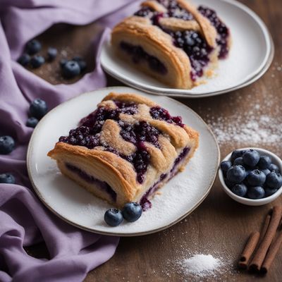 Blueberry Strudel with a Burundian Twist