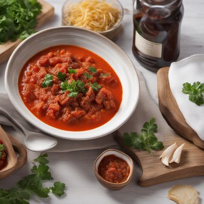 Bocartes en Cazuela with Tomato and Garlic Sauce