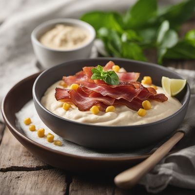 Bohinjski žganci with Smoked Bacon and Sour Cream