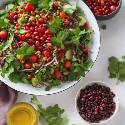 Bonjan Salad with Spiced Yogurt Dressing