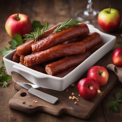 Boudin Rouge with Caramelized Apples