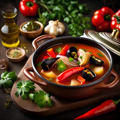 Peruvian-style Bouillabaisse