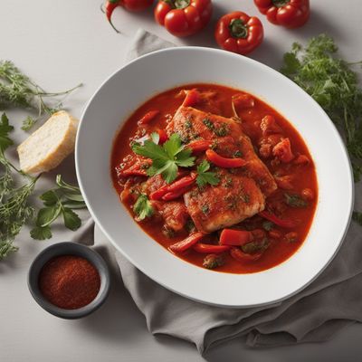 Bourdeto - Spicy Greek Fish Stew