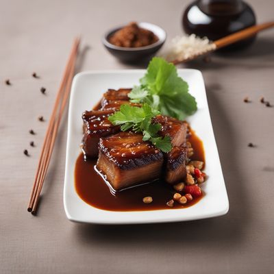 Braised Pork Belly in Caramel Sauce