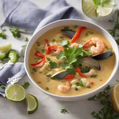 British Virgin Islands Style Seafood Chowder