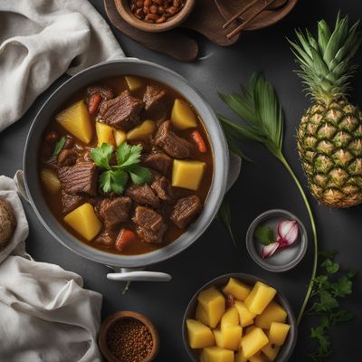 Bruneian-style Beef Stew with Pineapple