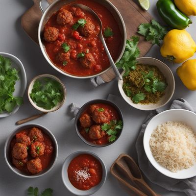 Bruneian-style Meatballs in Tomato Sauce