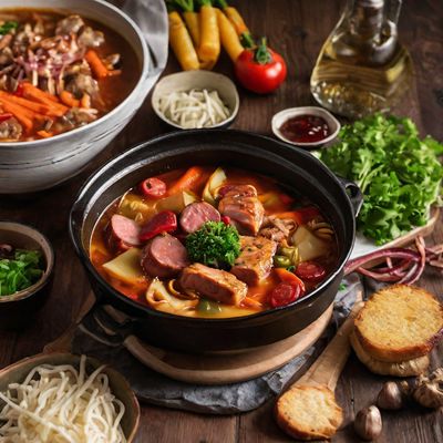 Budae Jjigae Adapted to French Cuisine