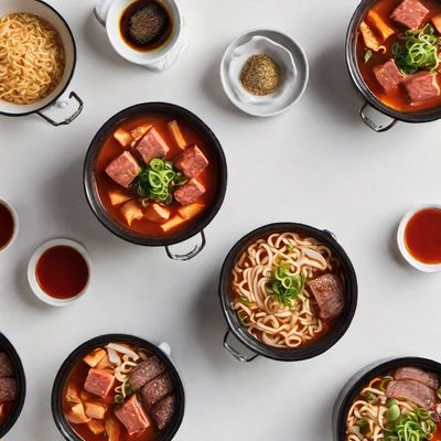 Budae Jjigae with a Molecular Twist