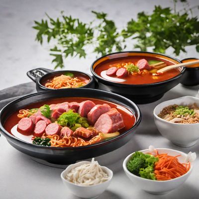 Budae Jjigae with a Molecular Twist