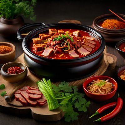 Sichuan-style Budae Jjigae