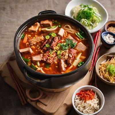 Taiwanese-style Budae Jjigae