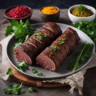 Bukharan Jewish-style Stuffed Beef Rolls
