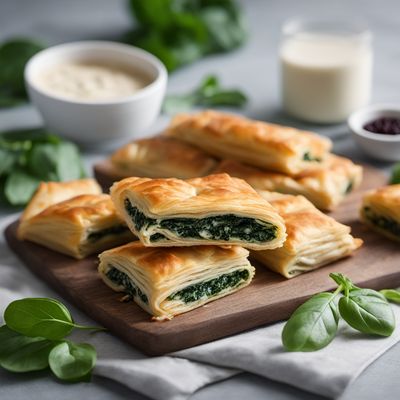 Bulgarian Cheese and Spinach Pastry