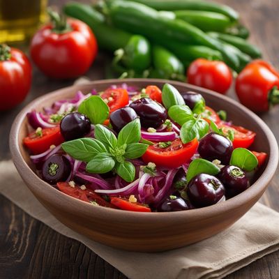 Bulgarian Ovcharska Salad