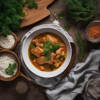 Bulgarian-style Riesling Chicken Stew