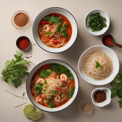 Bún Riêu - Vietnamese Crab Noodle Soup