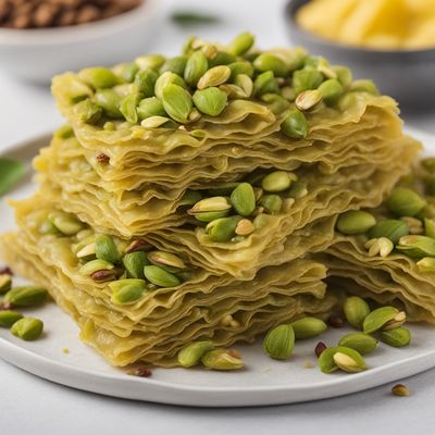 Burma Kadayıf with Pistachios and Honey